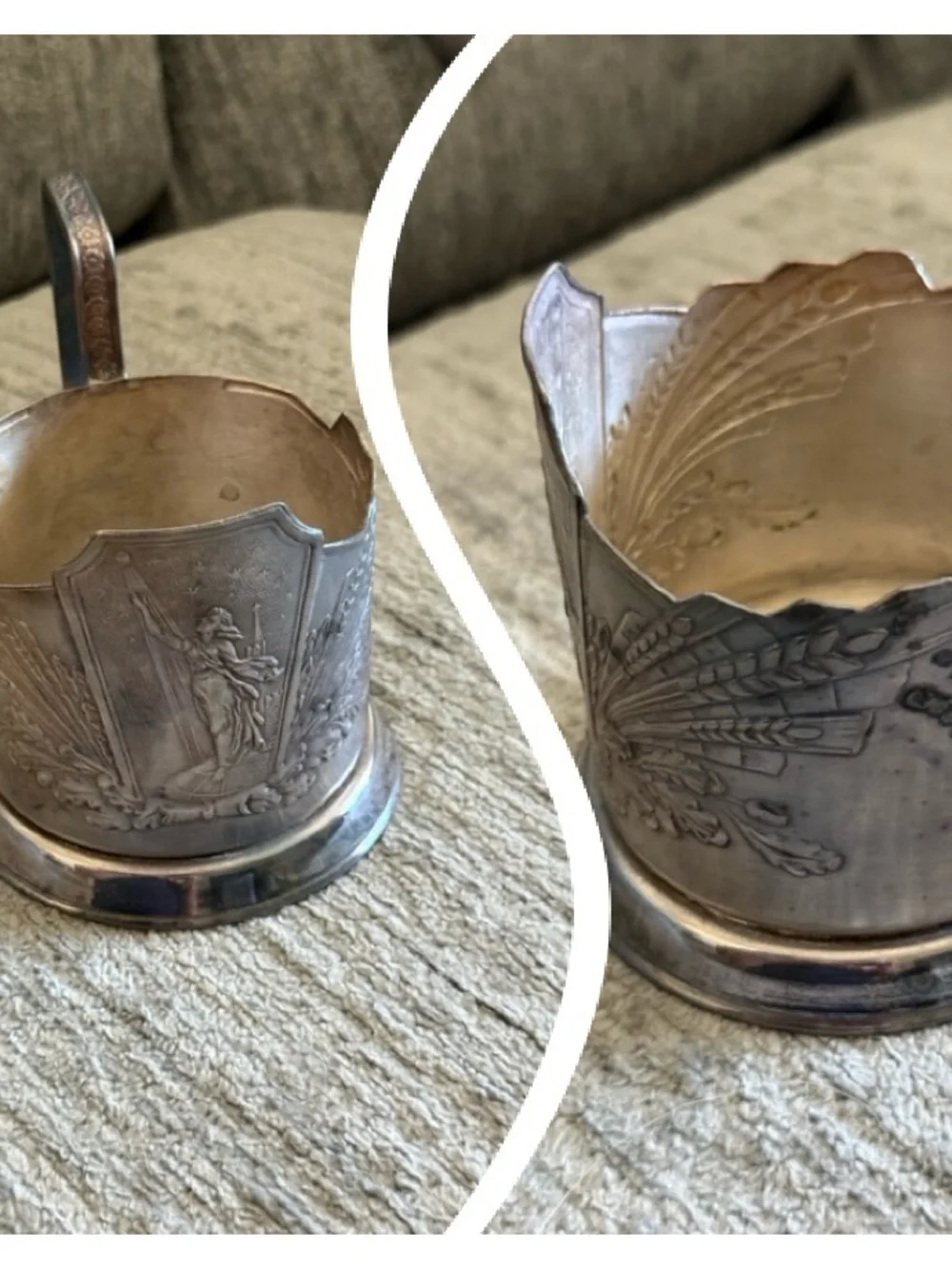 Vintage Soviet Cup Holder 